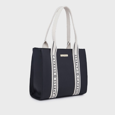 Nick Structured Brand Logo Shoulder Bag